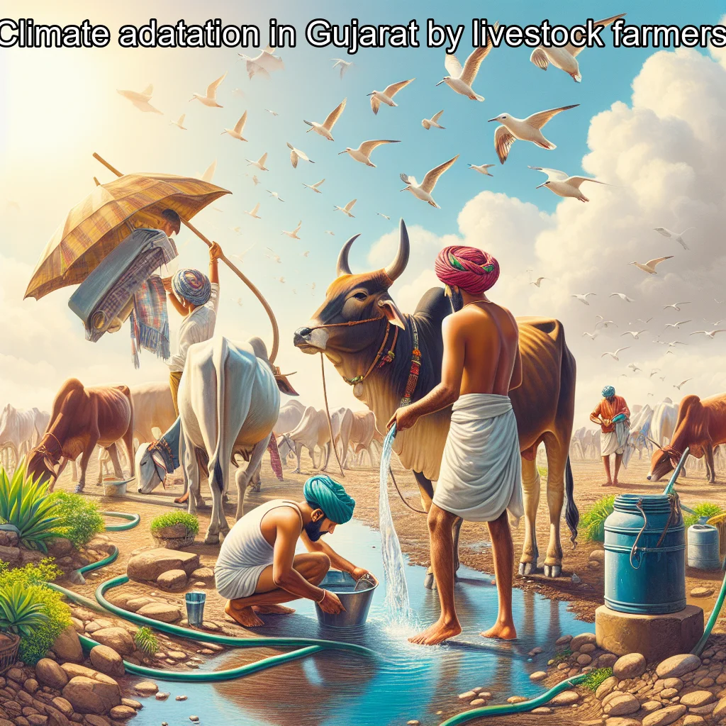 Cover image for the blog post: Climate adatation in Gujarat by livestock farmers.