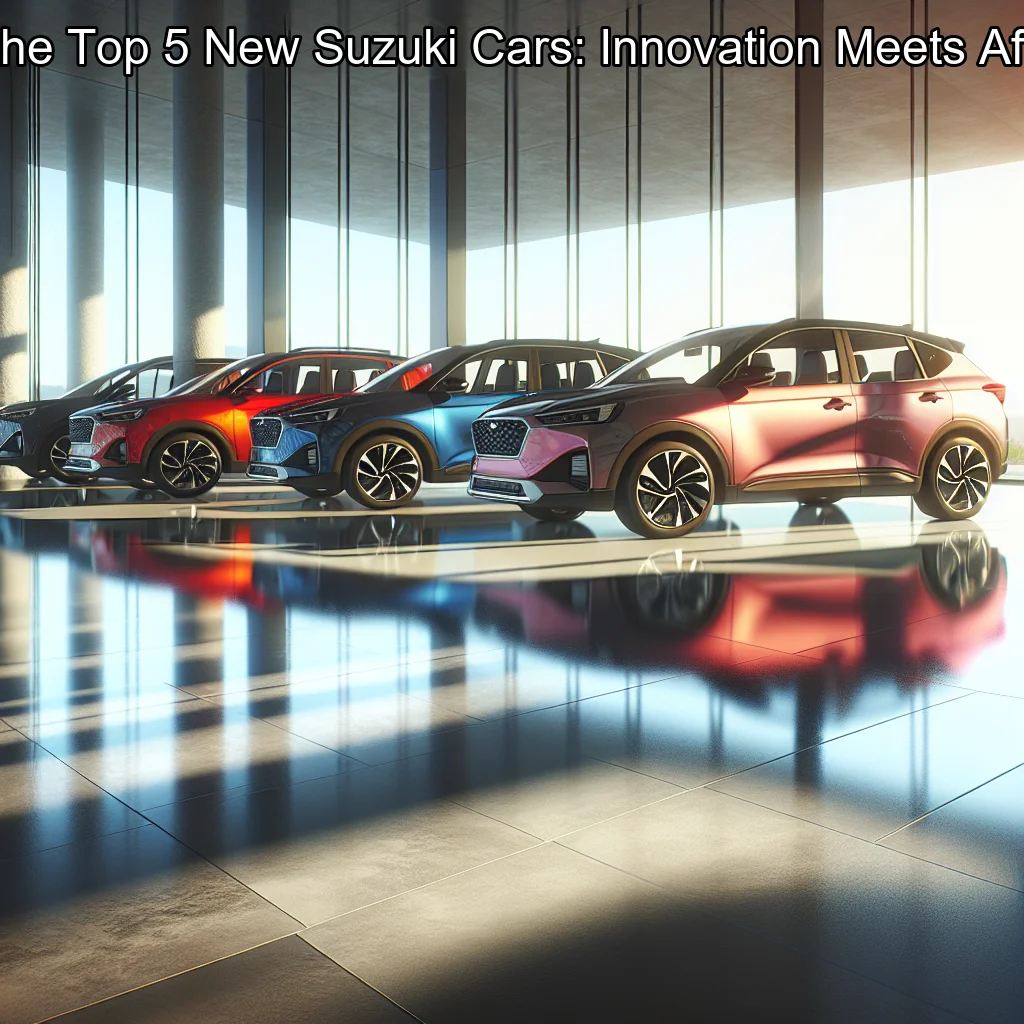 Cover image for the blog post: Discover the Top 5 New Suzuki Cars: Innovation Meets Affordability.