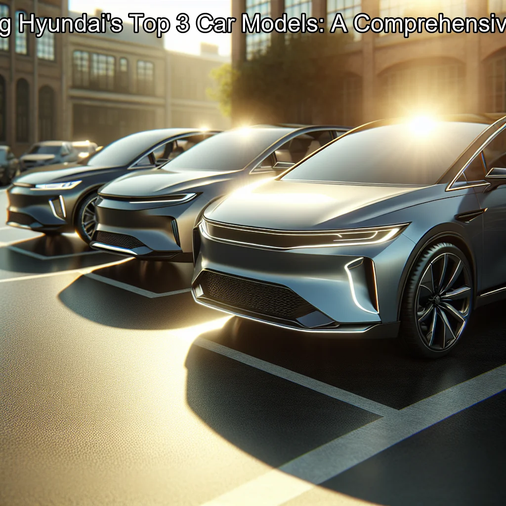 Cover image for the blog post: Exploring Hyundai's Top 3 Car Models: A Comprehensive Guide.