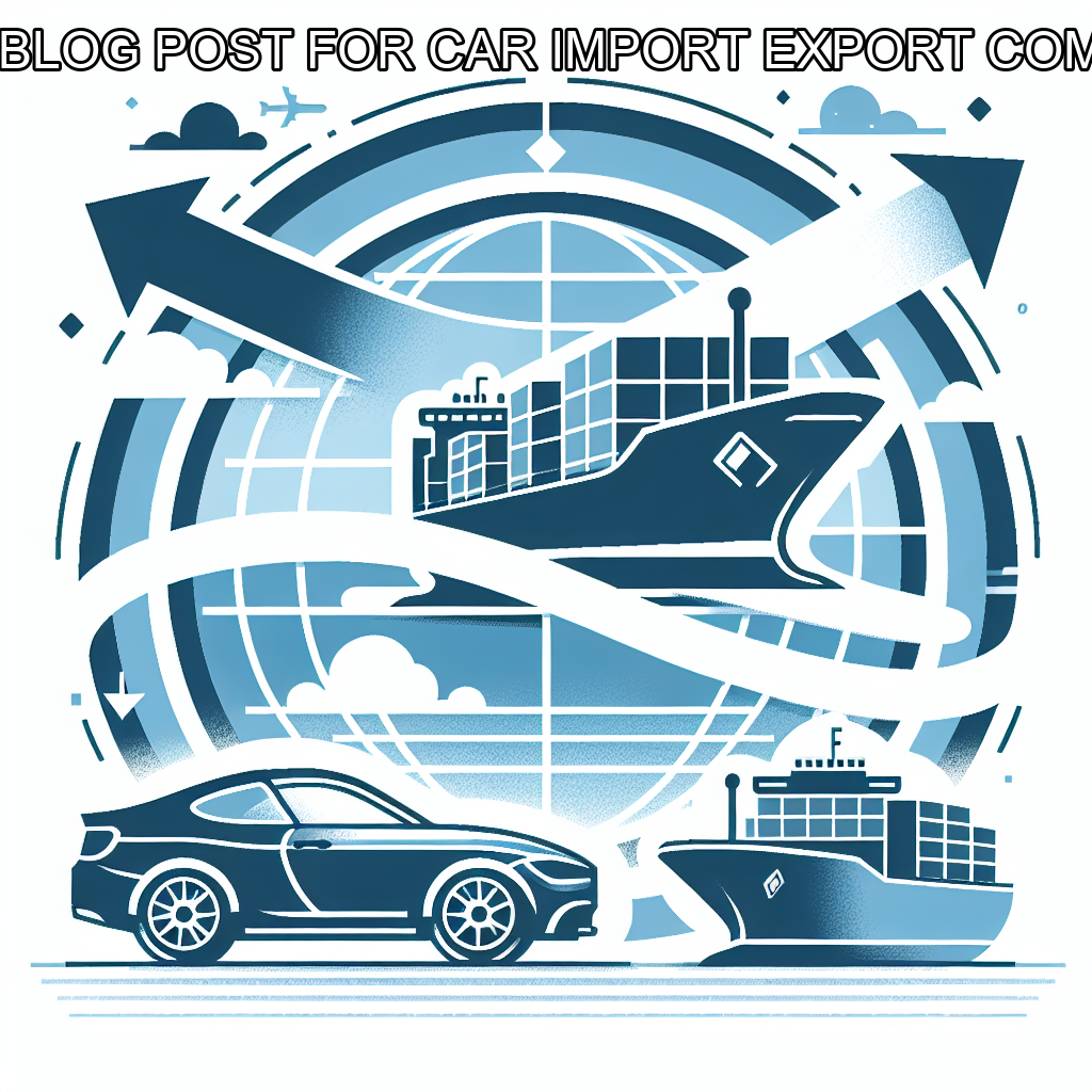 Cover image for the blog post: MAKE BLOG POST FOR CAR IMPORT EXPORT COMPANY.