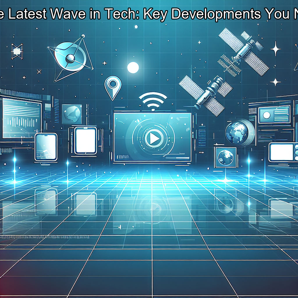 Cover image for the blog post: Navigating the Latest Wave in Tech: Key Developments You Need to Know.