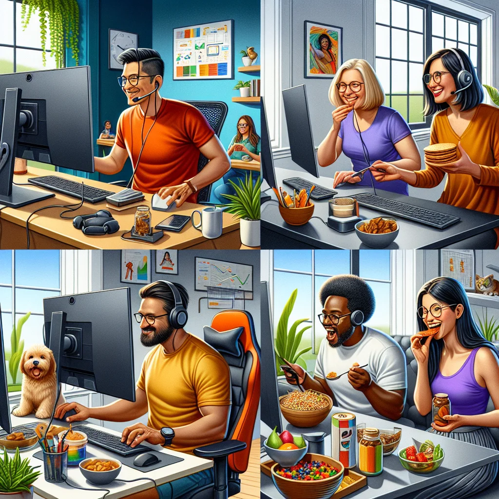 Supporting illustration for the blog post on top 10 productivity hacks for remote team.